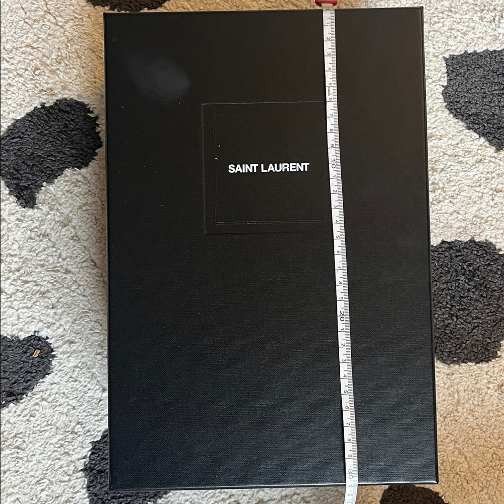 Saint Laurent Sleek Black Storage Box n12